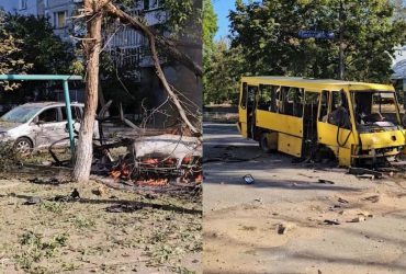 РФ сбросила на Херсон около полутора десятков авиабомб: есть повреждения и жертвы (видео)