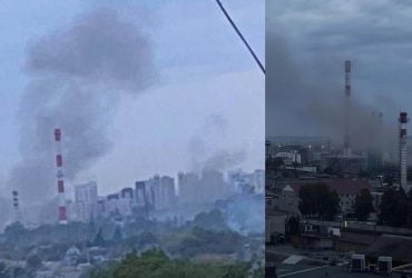 У Бєлгороді блекаут після сильних вибухів та пожежі на ТЕЦ