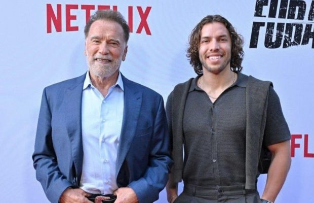 Внебрачный сын Арнольда Шварценеггера неожиданно появился на свадьбе брата Патрика