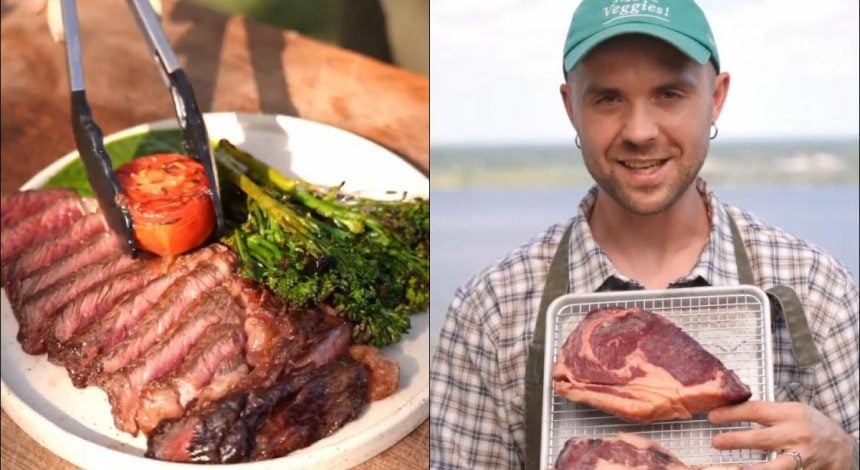 Кацурин показал, как приготовить "идеальный" стейк (видео)