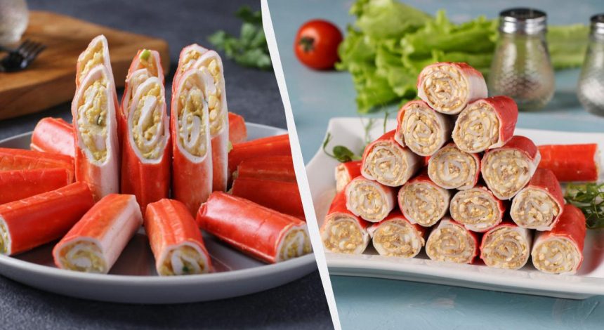 Фаршировані крабові палички - наша улюблена закуска: головний "хіт" кожного свята