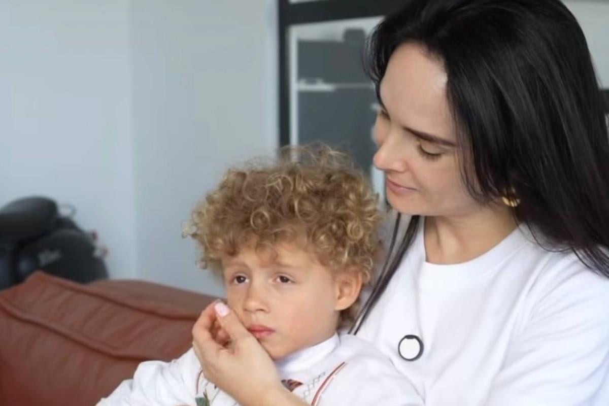 Син Інни та Тімура Мірошниченків травмувався / скріншот Instagram Син Інни та Тімура Мірошниченків травмувався / скріншот Instagram
