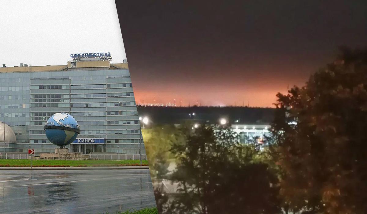 НПЗ в Киришах был атакован в ночь на 4 октября / коллаж УНИАН, фото Википедия, скриншот НПЗ в Киришах был атакован в ночь на 4 октября / коллаж УНИАН, фото Википедия, скриншот