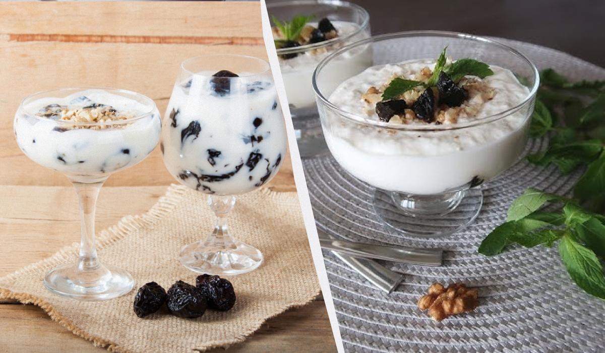 сметанное желе с черносливом сметанное желе с черносливом