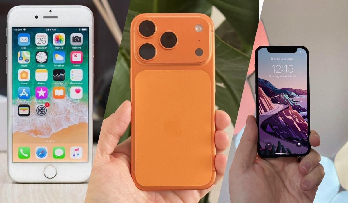 У топ найкращих смартфонів Apple потрапили iPhone 17 Pro Max, iPhone 12 Mini та iPhone SE 2 / колаж УНІАН У топ найкращих смартфонів Apple потрапили iPhone 17 Pro Max, iPhone 12 Mini та iPhone SE 2 / колаж УНІАН