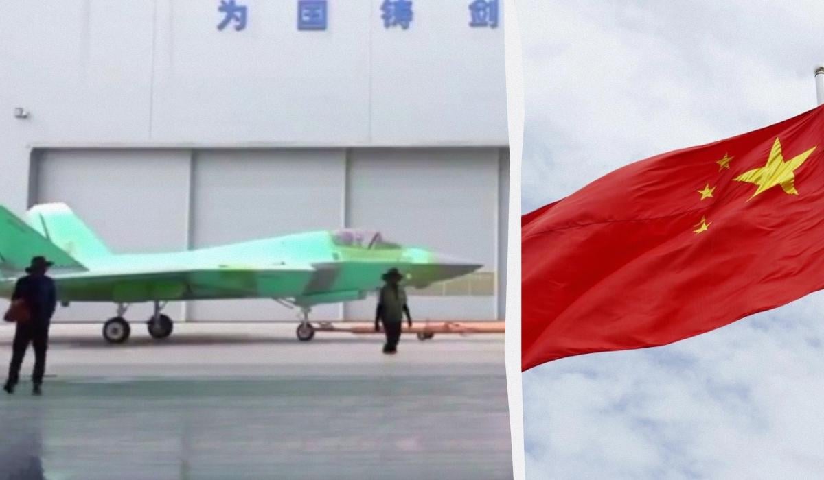 Китай показал производство J-35 / Коллаж УНИАН, фото ua.depositphotos.com, скриншот Китай показал производство J-35 / Коллаж УНИАН, фото ua.depositphotos.com, скриншот