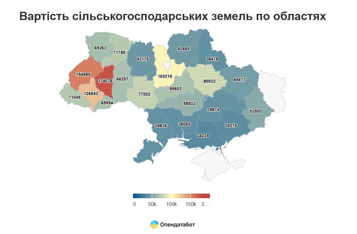 В Украине третий месяц подряд дешевеет земля: сколько стоит гектар теперь В Украине третий месяц подряд дешевеет земля: сколько стоит гектар теперь