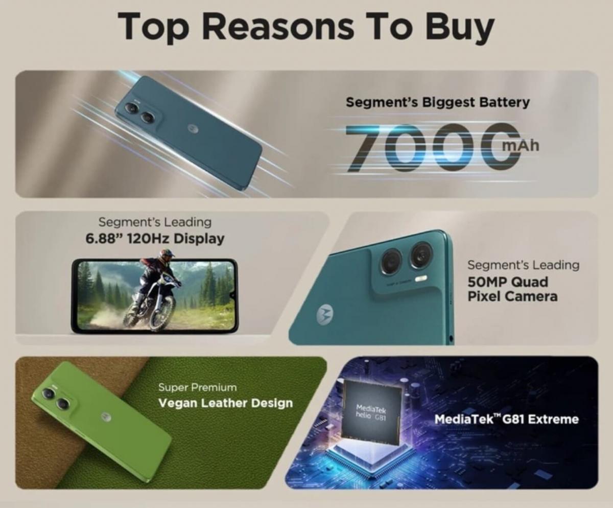 Motorola випустила бюджетний смартфон із найбільшою в сегменті батареєю (фото) Motorola випустила бюджетний смартфон із найбільшою в сегменті батареєю (фото)