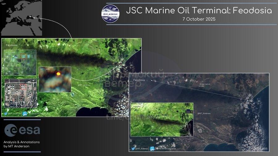 Пожежа на нафтобазі у Феодосії / фото - Кримський вітер Пожежа на нафтобазі у Феодосії / фото - Кримський вітер
