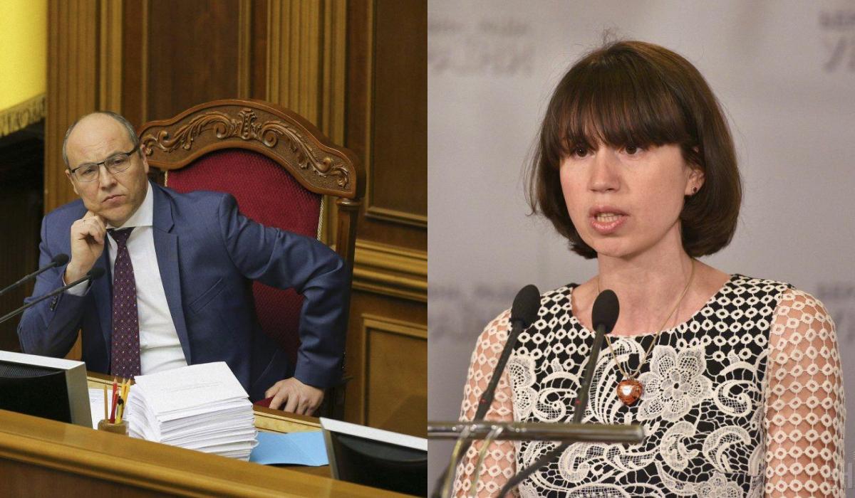 Черновол отказалась возвращаться в Раду и занимать место Андрея Парубия Черновол отказалась возвращаться в Раду и занимать место Андрея Парубия