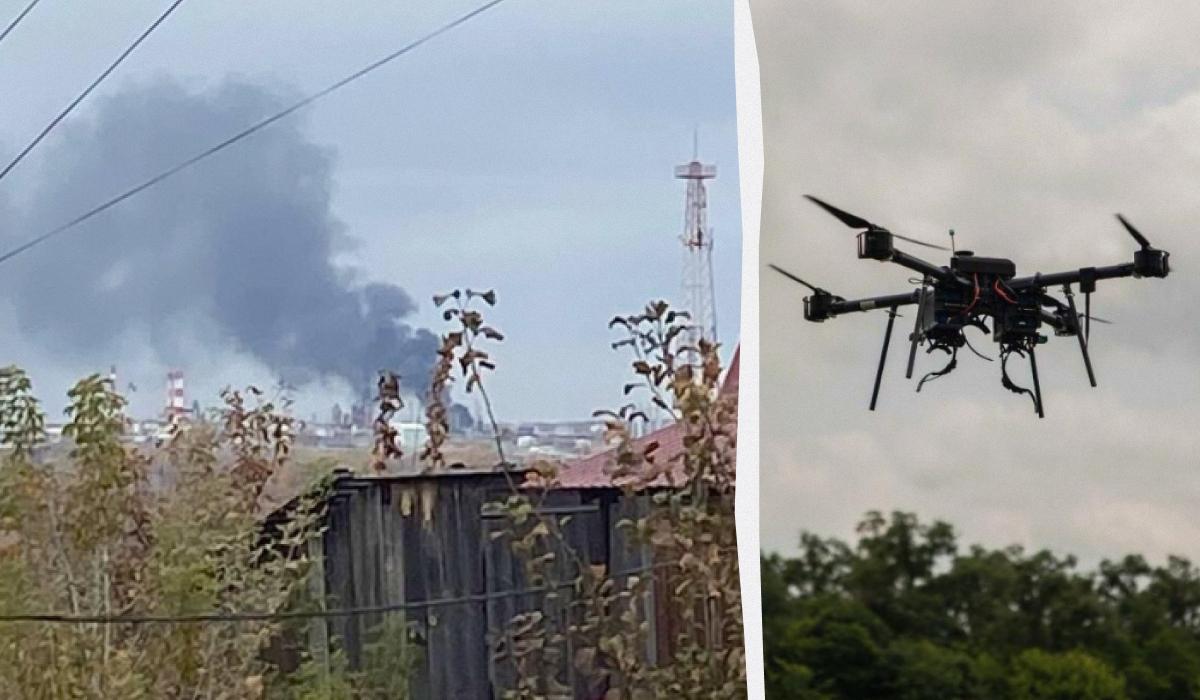 Дроны поразили российский НПЗ в 1400 километрах от границы с Украиной, - источники