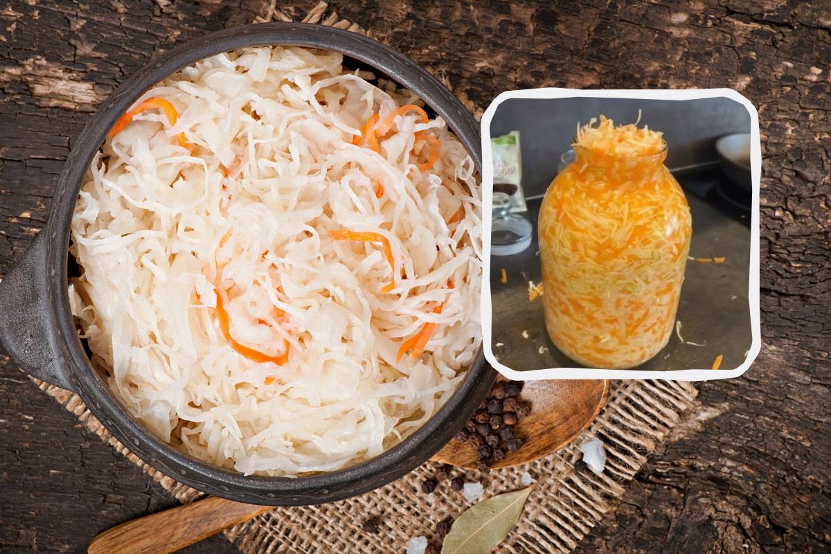 Хрустящая квашеная капуста - рецепт Хрустящая квашеная капуста - рецепт
