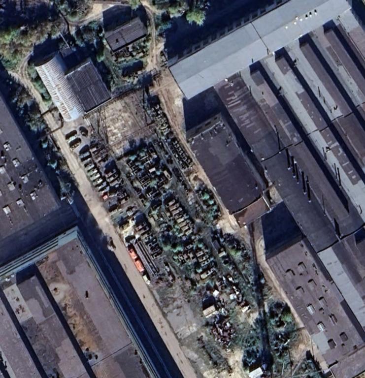 Супутниковий знімок території заводу «Муромтепловоз» / фото - @Jonpy99/X