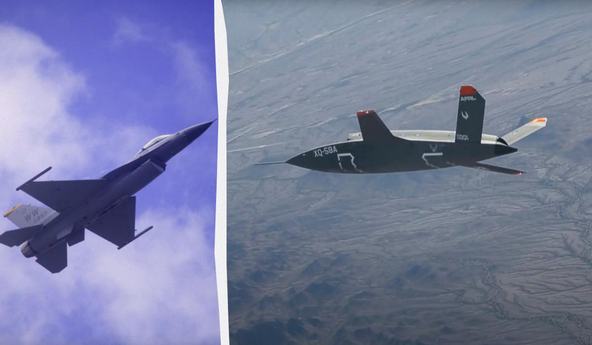 В США провели уникальные испытания с участием истребителя и беспилотника на ИИ