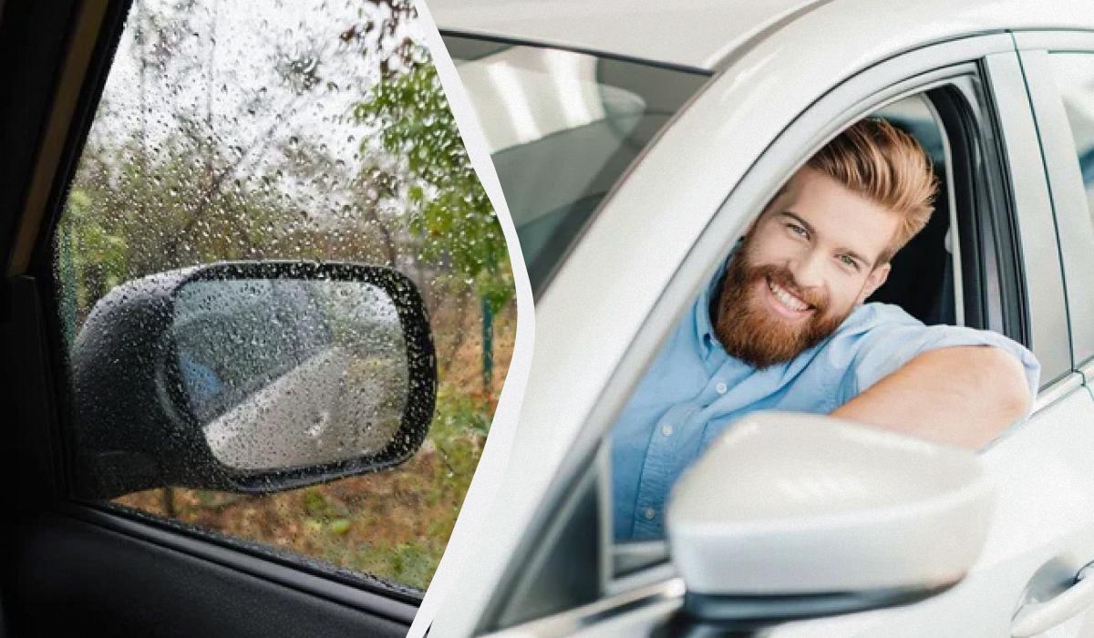 Боковые зеркала машины не будут намокать под дождем: вот чем их нужно смазать