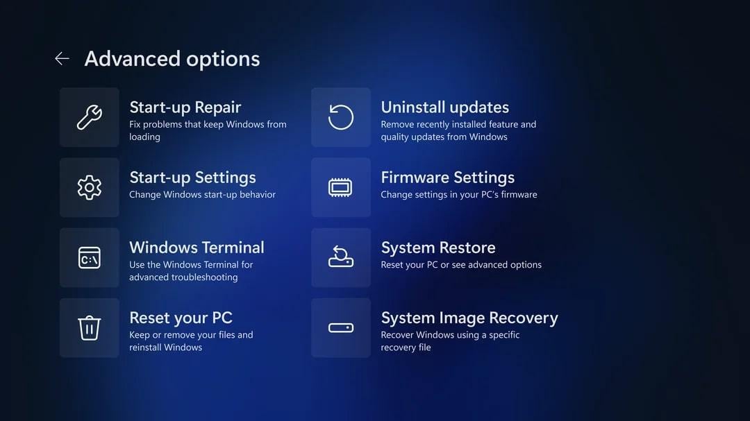 Последнее обновление сломало среду восстановление Windows 11 / Фото - Microsoft Последнее обновление сломало среду восстановление Windows 11 / Фото - Microsoft