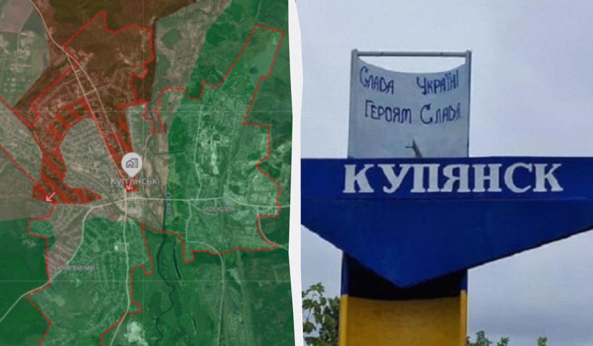 Найближчі тижні можуть бути критичними для Куп’янська, вважають аналітики / колаж УНІАН, фото - DeepState, соцмережі Найближчі тижні можуть бути критичними для Куп’янська, вважають аналітики / колаж УНІАН, фото - DeepState, соцмережі