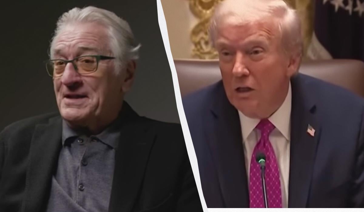 Де Ніро назвав Трампа "королем", який хоче відібрати демократію у людей / Колаж: УНІАН, фото: скріншот з відео Де Ніро назвав Трампа "королем", який хоче відібрати демократію у людей / Колаж: УНІАН, фото: скріншот з відео