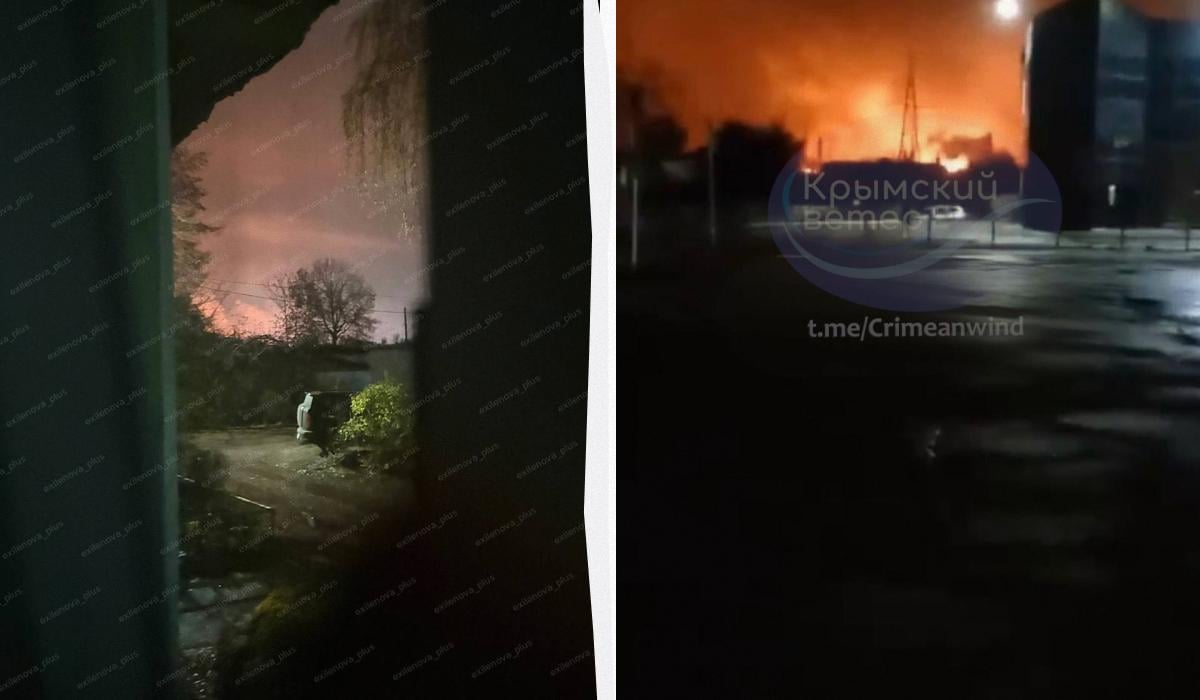 Безпілотники атакували НПЗ та аеродром в Рязані / Колаж УНІАН, фото Exilenova+, Кримський вітер Безпілотники атакували НПЗ та аеродром в Рязані / Колаж УНІАН, фото Exilenova+, Кримський вітер