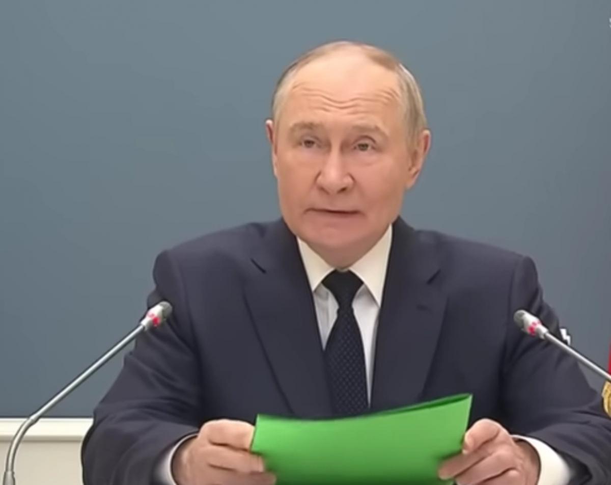 Путін заявив, що США тиснуть за допомогою санкцій на РФ / Фото: скріншот з відео Путін заявив, що США тиснуть за допомогою санкцій на РФ / Фото: скріншот з відео