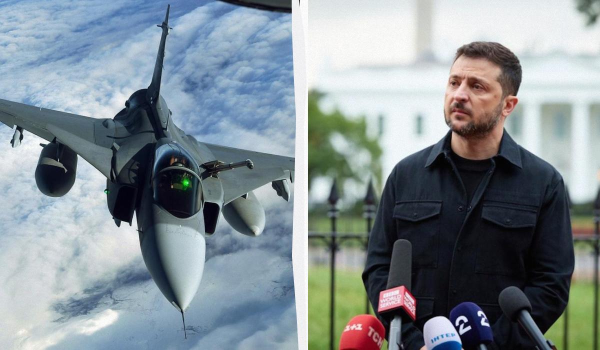 Зеленський відповів, коли зʼявляться перші Gripen / Колаж УНІАН, фото Вікіпедія, ОП Зеленський відповів, коли зʼявляться перші Gripen / Колаж УНІАН, фото Вікіпедія, ОП