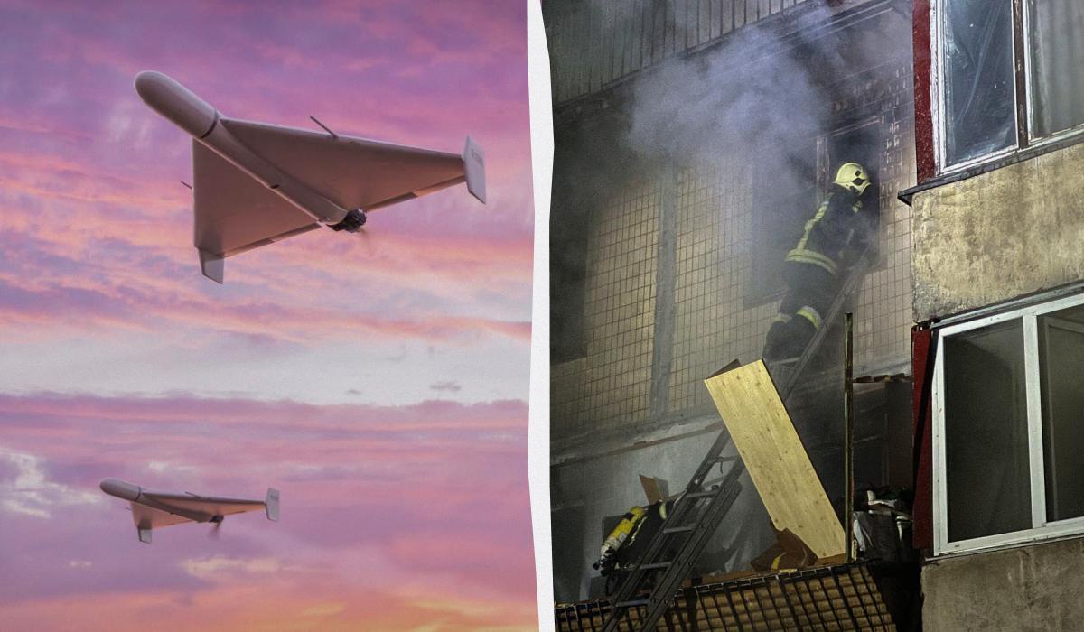 Россияне ударили по Киеву беспилотниками / фото ua.depositphotos.com, Telegram/@dsns_telegram