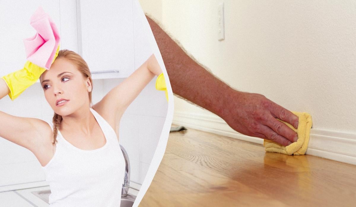 Що можна покласти на плінтуси, щоб захистити їх від пилу