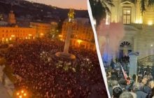 Протестувальники у Тбілісі штурмують президентський палац та влаштували вогняні барикади