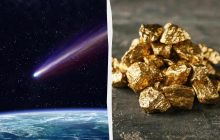 Золото вартістю $100 000 квадрильйонів знаходиться поза Землею: вчені пояснили, де воно