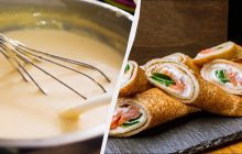 Млинці всього з двох інгредієнтів: без борошна, крохмалю і молока, а дуже смачно