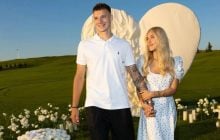 Футболіст Бражко підігрів чутки про таємне весілля з Квітковою