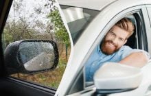 Боковые зеркала машины не будут намокать под дождем: вот чем их нужно смазать