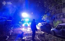Нічна атака на Київ: палали будинки та авто, є постраждалі (фото)