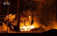 РФ ударила по Киеву баллистикой: есть погибший, количество раненых выросло, в городе сильные пожары (фото)