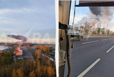 У Ярославлі палає один із найбільших НПЗ Росії (відео)