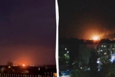 Яскраве полум'я і густий дим: дрони атакували четвертий за величиною НПЗ Росії