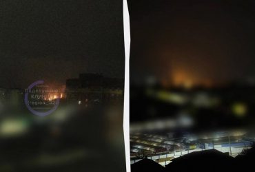 Полум'я видно було в різних районах: у Брянській області РФ після вибухів спалахнула ТЕЦ