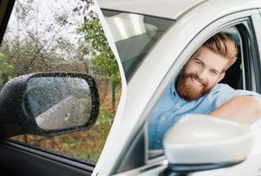 Бічні дзеркала машини не намокатимуть під дощем: ось чим їх потрібно змастити