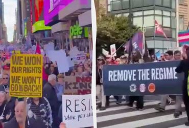 В США – массовые протесты против политики Трампа (видео)