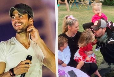 Дружина Енріке Іглесіаса вперше за довгий час показала їхніх трьох дітей (фото)