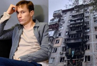 Колега актора Октябрського розповіла, де він живе після влучання у квартиру ворожого дрона
