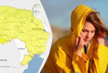 Почти вся Украина "пожелтела" из-за непогоды: синоптики предупреждают об опасности (карта)