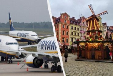 Ryanair запускає шість нових маршрутів із польського Вроцлава: вони зацікавлять українців