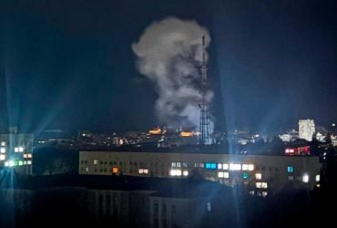 В результате удара РФ повреждена телебашня в Чернигове