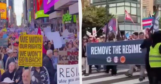 У США - масові протести проти політики Трампа (відео)
