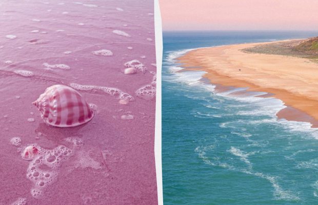 На некоторых пляжах песок может становиться фиолетовым: этому есть всего одно объяснение