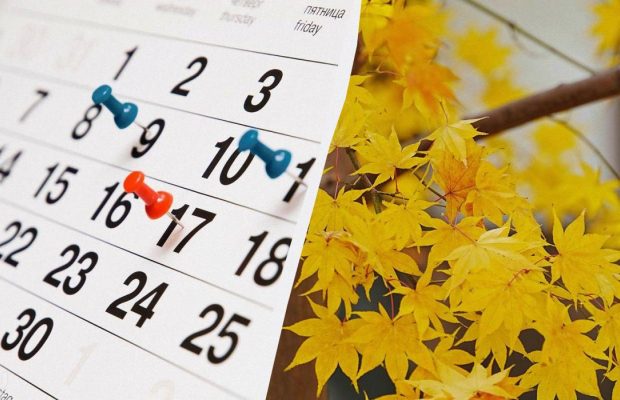 Важливі дати листопада: коли вихідні та що святкуємо