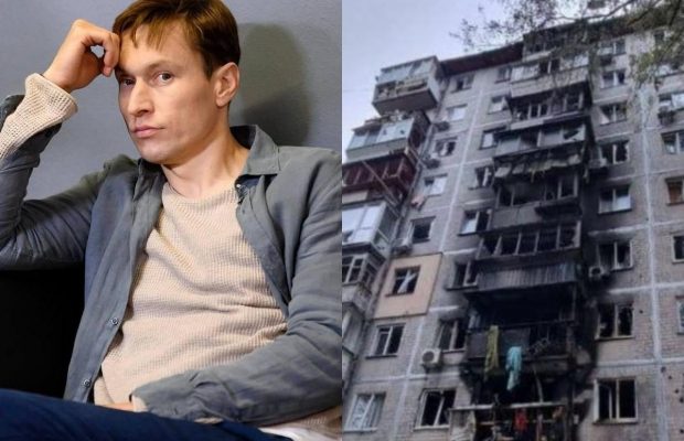 Коллега актера Октябрьского рассказала, где он живет после попадания в квартиру вражеского дрона