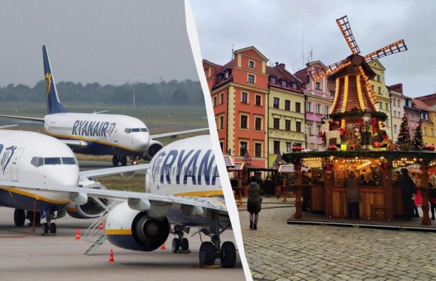 Ryanair запускає шість нових маршрутів із польського Вроцлава: вони зацікавлять українців