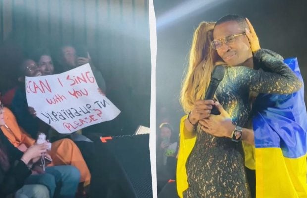 "Такие патриоты нам нужны": Тина Кароль растрогала до слез фаната-иностранца (видео)